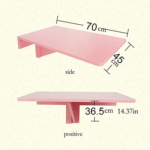 Table pliante murale multifonctions en bois massif de qualité supérieure, modèle B - 7