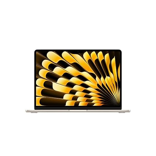 Apple MacBook Air 13-inch Laptop M5 chip with 10-core CPU and 8-core GPU: Built for AI, 13.6-inch Liquid Retina Display, 16GB Unified Memory, 512GB SSD, 12MP Center Stage, Touch ID, Wi-Fi 7; Starlight