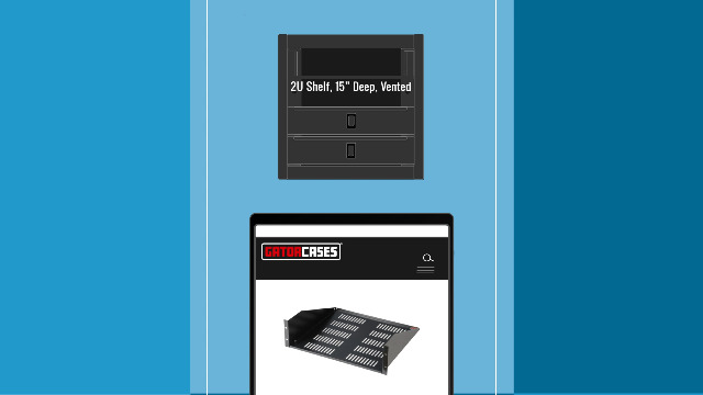 Rails De Rack 6U En Acier - Paire Noire - Pour Montage équipement Audio/server