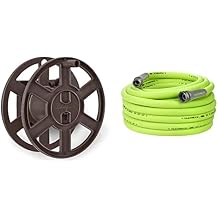 Liberty Basics 510 Wall Mount Hose Reel and Flexzilla Garden Hose 5/8 in. x 75 ft