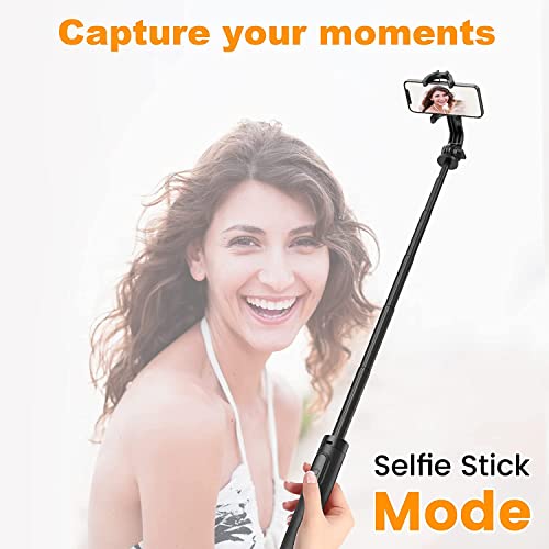 Image of Q05 New Long Bluetooth Extendable Selfie Stick for Mobile Phone & Camera's with Wireless Remote & Tripod Stand Portable Lightweight Long Multi-Function for YouTube, Photos & Cooking