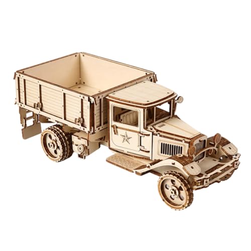 Puzzle 3D en bois camion sans colle pour adultes, jouet éducatif technique en bois, kit de construction puzzle cérébral éducatif, décoration de la maison, cadeau d'anniversaire DIY (264 pièces)