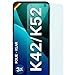 moex für LG K42 / K52 Schutzfolie Displayschutz Folie Ultra-klar HD 0,2 mm kompatibel mit jeder Hülle, Anbringen ohne Blasen, Handyfolie Extra Kratzfest, FlexProtect 3 Stück