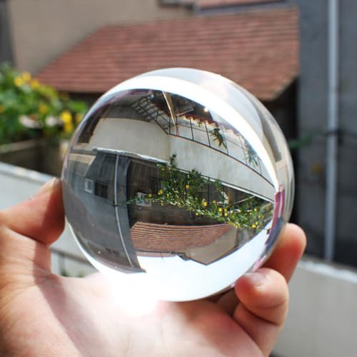 Boule de cristal STOBAZA en cristal blanc idée cadeau originale pour bureau
