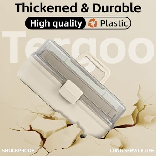 Creahaus 32cm 3-Regal Mehrzweck-Aufbewahrungsbox, Sortierbox, Organizer Box, Bastelbox, Nähkasten, Medizinkoffer, Toolbox, Angelkoffer mit 2 Regalen (Braun)