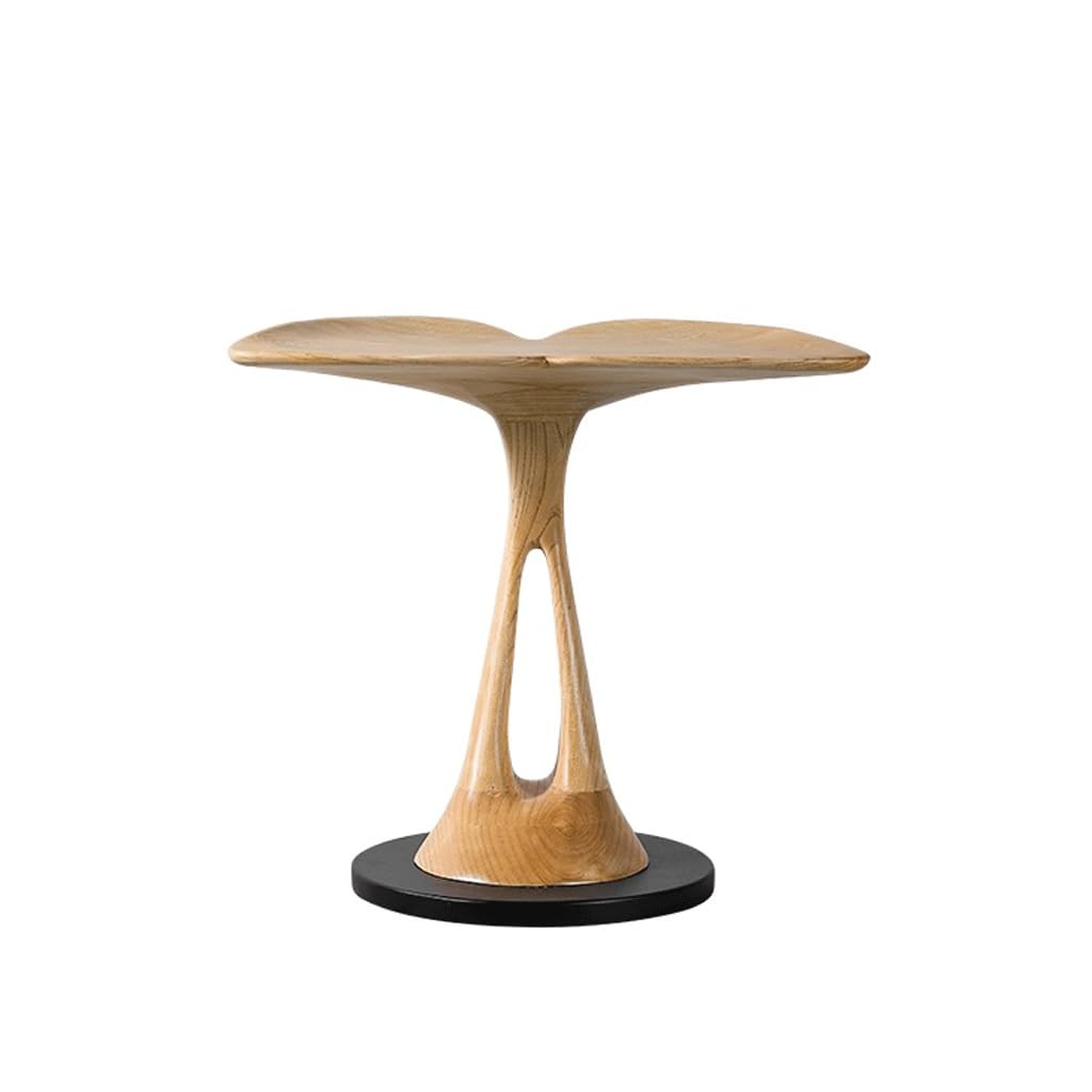 RENEESME Sofa Nordic Solid Wood Side Table Living Room End Table Sofa Next to Balcony Small Coffee Table Movable Corner Table Sofas for Living Room