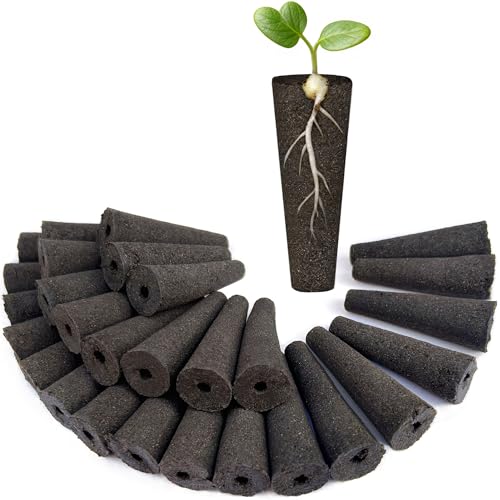 SZLJYLM Grow Sponges 60 Pack, Hydroponics Replacement Root Growth Sponges