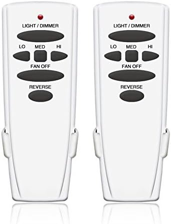 Ceiling- Fan Remote Control Replacement for Hampton Bay UC7078T with Reverse Button (Just Remote Control,2 Pack) CFLRC362-01 -HIYILL