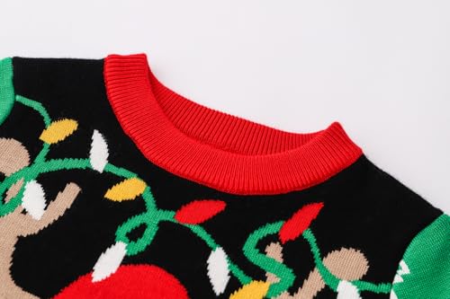 Kids Ugly Christmas Sweater Girls Boys Funny Holiday Pullover Knitwear For Aged 2-8 5 Kids Ugly Christmas Sweater Girls Boys Funny Holiday Pullover Knitwear For Aged 2-8 - Image 6