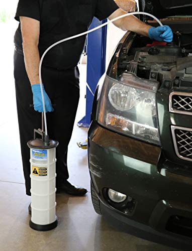 Mityvac MV7400 evacuador de fluido automotivo manual com tubos de vareta, prevenção de transbordamen