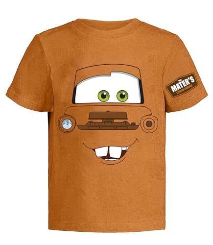 Disney Cars Lightning McQueen Pixar Graphic T-Shirt (Sets) Tow Mater Doc Cruz Finn Outfit Tee Toddlers Birthday Kids Clothes3