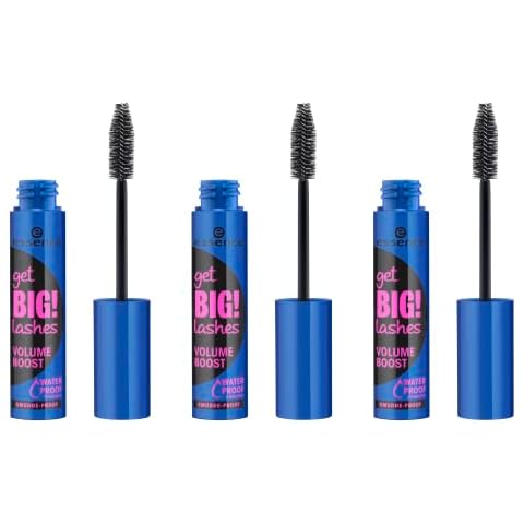 essence get BIG! lashes VOLUME BOOST WATERPROOF mascara, Schwarz, langanhaltend Cover