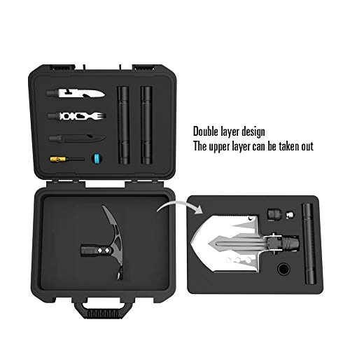 Mempa Multi-Purpose Folding Shovel Ultimate Survival Tool (Black Suit) - Thumbnail 6