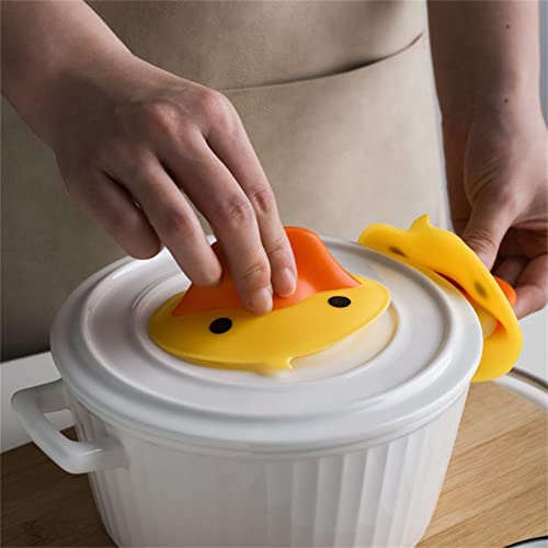 5 Pcs Punho Mini Potholder de Silicone Resistente ao Calor | Luvas de forno bonito engraçado para co