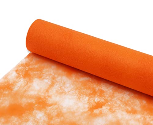 DecoHomeTextil Deco Ciel en intissé Chemin de Table Ruban de Table Orange 30 cm x 25 Meter Décoration décor