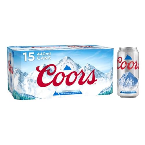 Coors Lager Beer 15 x 440 ml (cans)