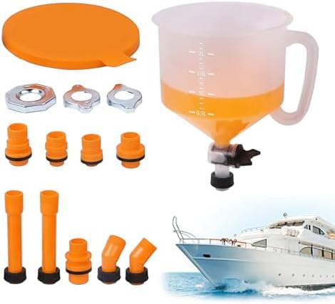 Kit De Embudo De Refrigerante Sin Derrames con Interruptor De Válvula, Purga De Embudo De Radiador Prueba De Derrames, A...