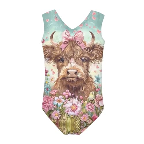 Image of Xpyiqun Bathing Suits for Girls 3-14 Kids Summer One Piece Swimwear Beach Sport Sleeveless Swimsuits Athletic