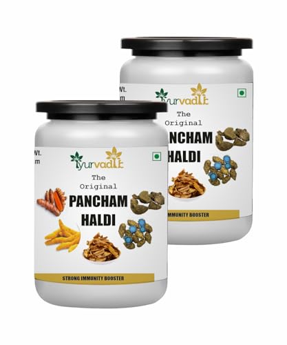 Image of The Original Pancham Haldi Powder,100gm (pack of 2) | Ayurvedic Turmeric Blend with 5 Types of Turmeric | Pure & Natural | Good for inflammation & Strong immunity booster