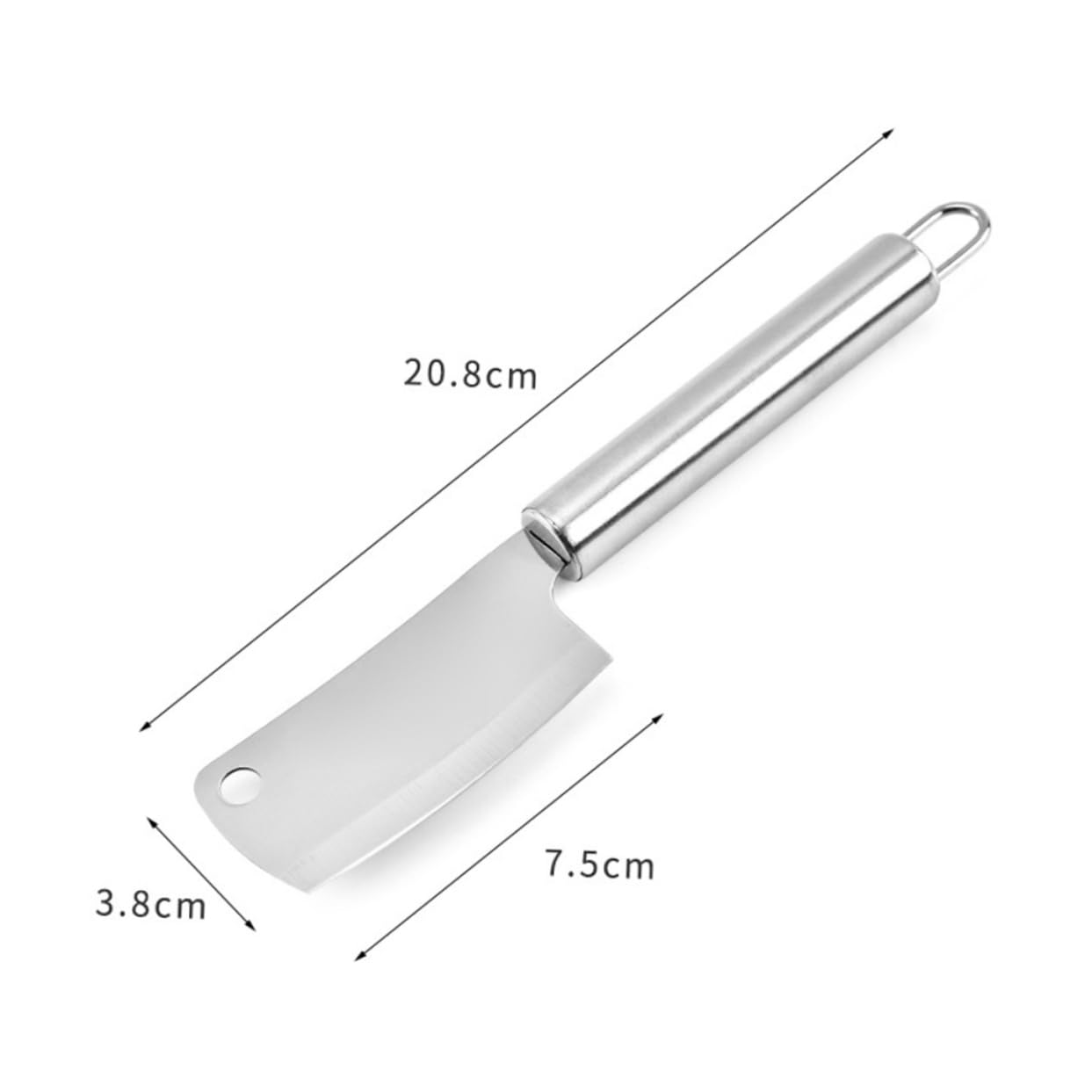 BRIGHTFUFU Stainless Steel Mini Kitchen Knife Cheese Slicer Chopper Butter Knife Silverware