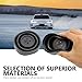 Tesnaao 2 PCS Car Light High Temperature Resistant Flame Retardant Dust Cover, 2.16
