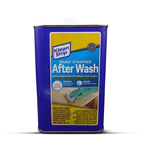 Klean-Strip Paint Stripper After Wash Eliminate Stubborn Paint residues Easier to Apply and give Protective Qualities Now Comes with Centaurus AZ Chemical Resistant Gloves, 1 Quart