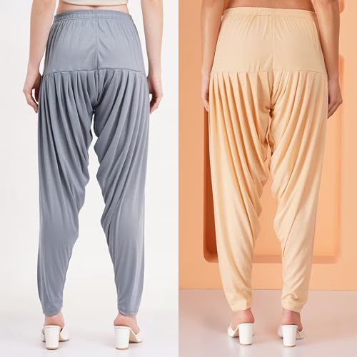 Image of Buy That Trendz Patiala Salwar for Women Relaxed Fit Viscose Patiyala Salwar Harem Bottom Pants