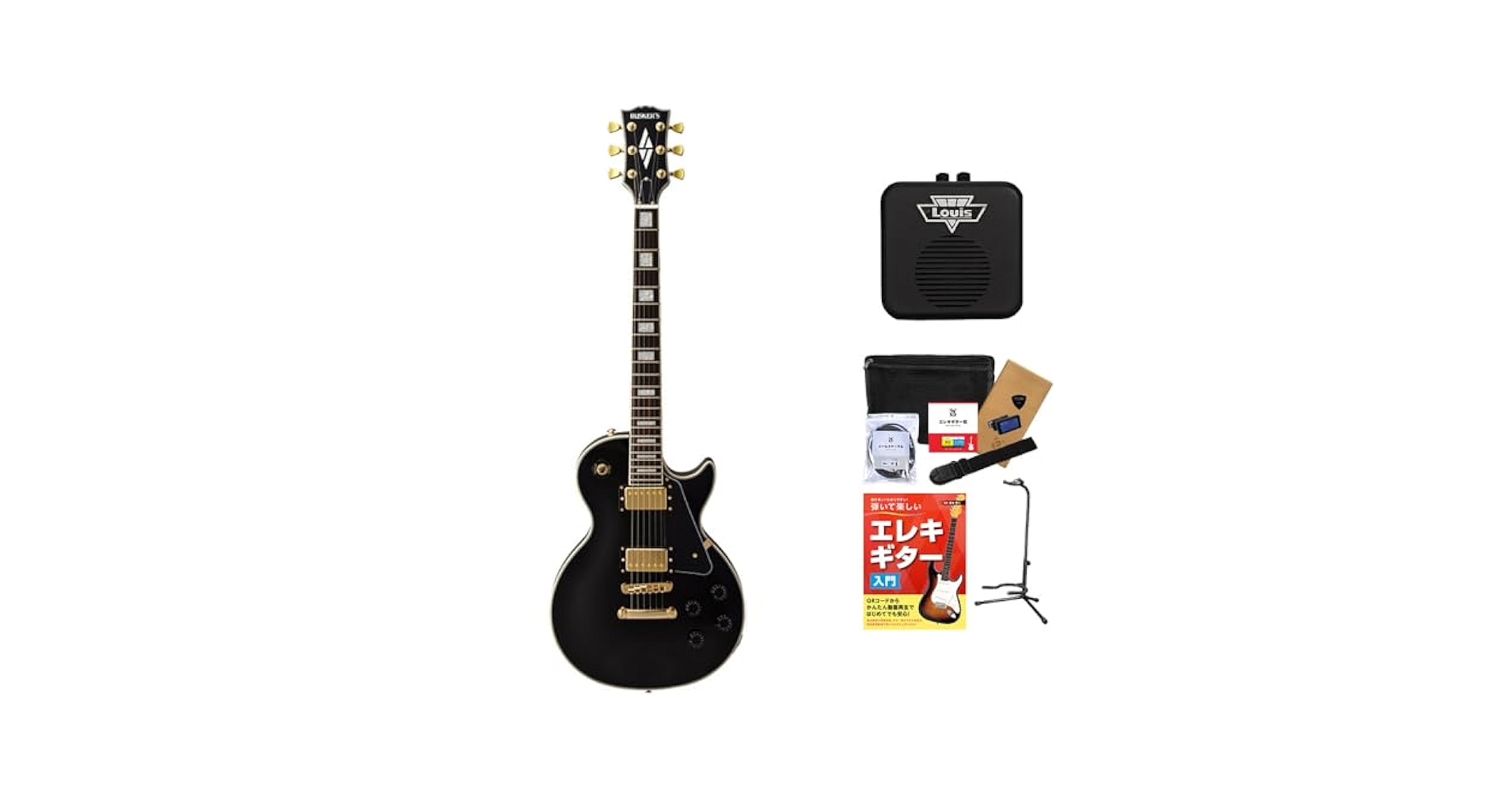 BUSKER'S BLC300 BK レスポールカスタム BUSKER'S BLC300 BK レスポールカスタム 軽量 エレキギター