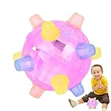 pelota musical juega conmigo Materiales ecológicos: utilizando ABS y caucho ecológicos, nuestra pelota de salto iluminada promueve la seguridad y la durabilidad. Mejora la coordinación, estimula la actividad y el estado de ánimo de una manera divertida y segura.