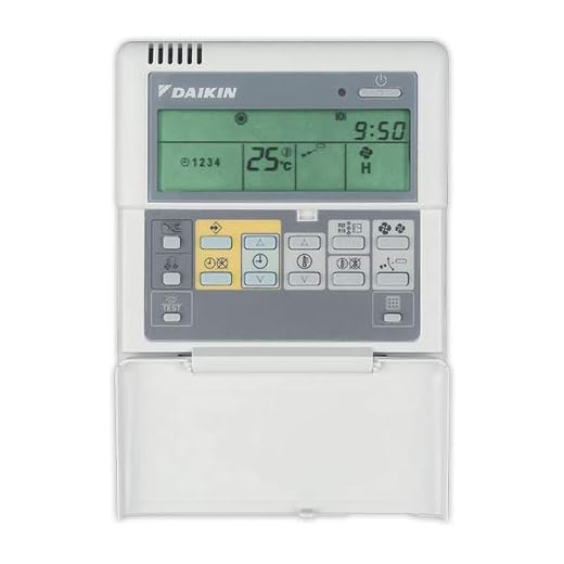 DOJA Industrial | Termostato de Pared DAIKIN BRC1D52 | por Cable | Temporizador para programar Puntos de Ajuste de calefacción y refrigeración