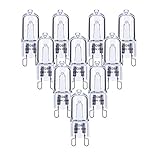 【Große Anwendung】 G9-Halogenlampen können in offenen Lampen wie Tischlampen, Wohnzimmerlampen, Küchenlampen, Kronleuchtern, Stehlampen usw. verwendet werden.