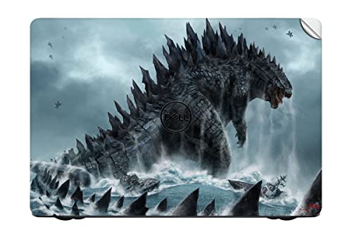 Image of GADGETS WRAP Printed Vinyl Top Only Skin Sticker Decal for Dell Inspiron 5000 Series 13inch - Godzilla (2)