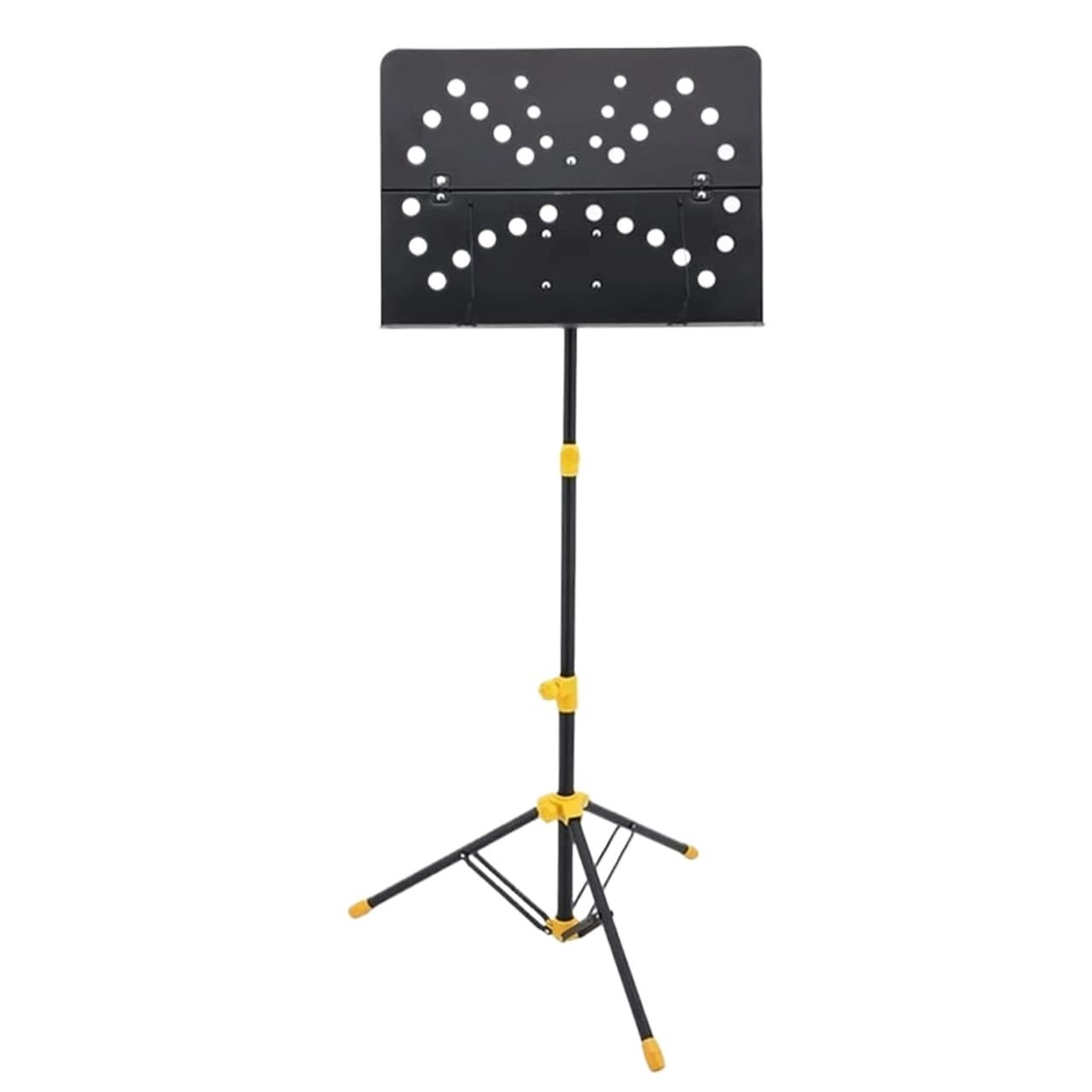 Pupitre Musique Professionnelle Support De Musique Réglable en Hauteur Pupitres De Musique Portables Guitare Violoniste Partitions Livres Supports Pupitre Partition Portable(Yellow)
