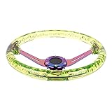  Sportlenkrad,Lenkrad Fit gebrauch für Wushui Mini Modified Lenkrad, Acryl Trend Attendant Racing Lenkrad Persönlichkeitsänderung