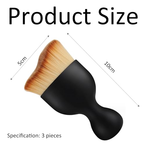 Car Interior Dust Sweeping Soft Brush, 3 PCS Automotive Soft Bristles Brushes, Removal Dust Care Products, Clean Duster for Vehicle Interior Airconditioning, Dusting Accessories - Image 3