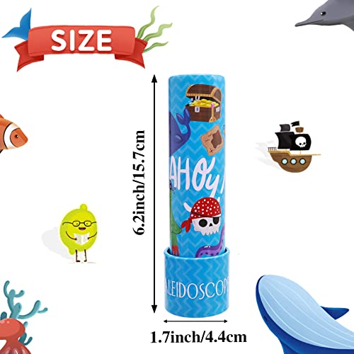 Juuxncgv 2Pcs Classic Tin Kaleidoscope,Retro Toys,Educational Kaleidoscope Toy With Metal Body For Boys,Girls,Goodie Bag Stuffers,Birthday, (Yellow And Blue) #TOP1