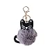 Produktbild Kalttoy Cartoon Katze Flauschiger Ball Schlüsselanhänger Bommel Tier Schwanz Kaninchen Fell Auto Tasche Schlüsselanhänger