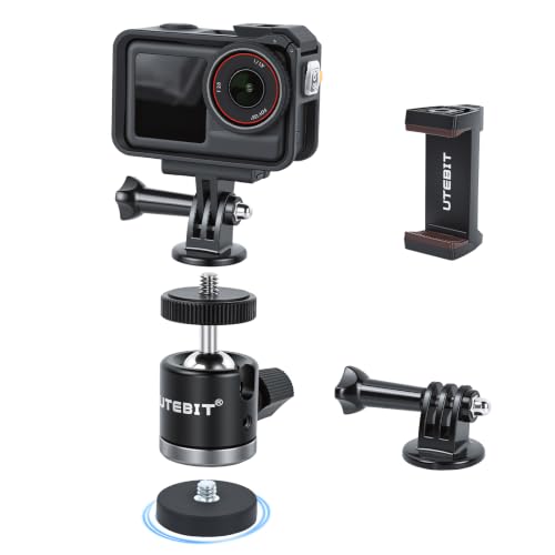 UTEBIT 31mm Strong Magnetic Base Mount with Phone Holder Mount, Black