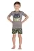 Intimo Little Boys' How to Train Your Dragon 'Night Fury' Pajama Short Set, Black, 4/5
