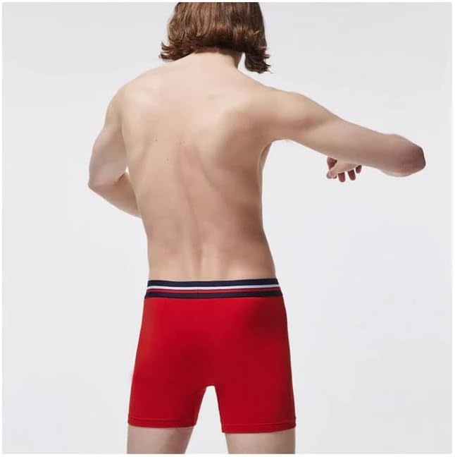 Lacoste mens Cotton Stretch Print Animation Boxer Briefs, 3-pack - Image 4