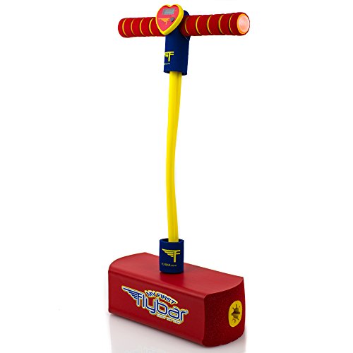 Flybar My First Foam Pogo Jumper For Kids Fun And Safe Pogo Stick For Toddlers, Durable Foam And Bungee Jumper For Ages 3 And Up, Supports Up To 250Lbs (Red Led) #TOP4