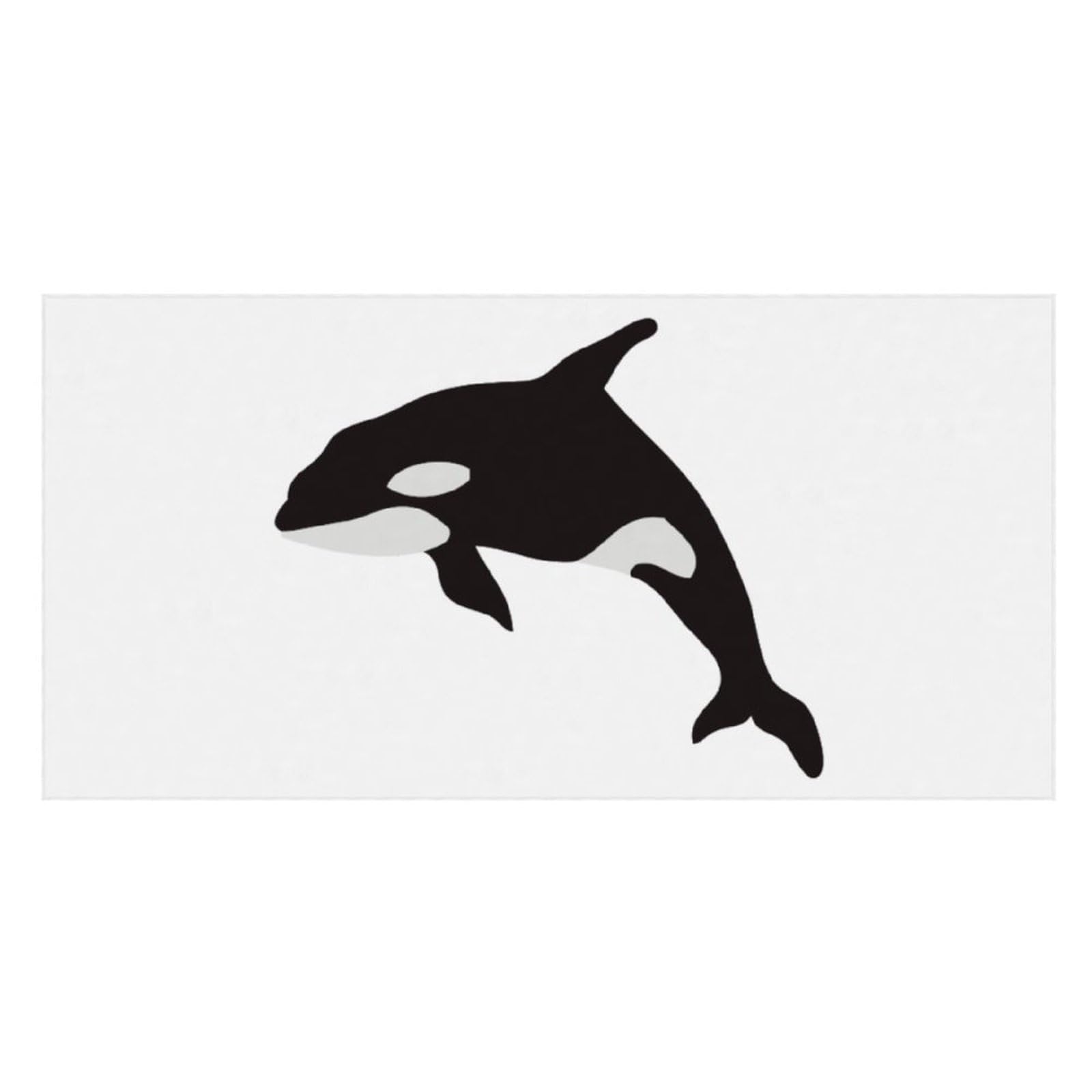 LWORZIIB Beach Towel, Killer Whale Pattern Bath Towel, Pool Towel Great for Gym Swimming 80 X 160cm