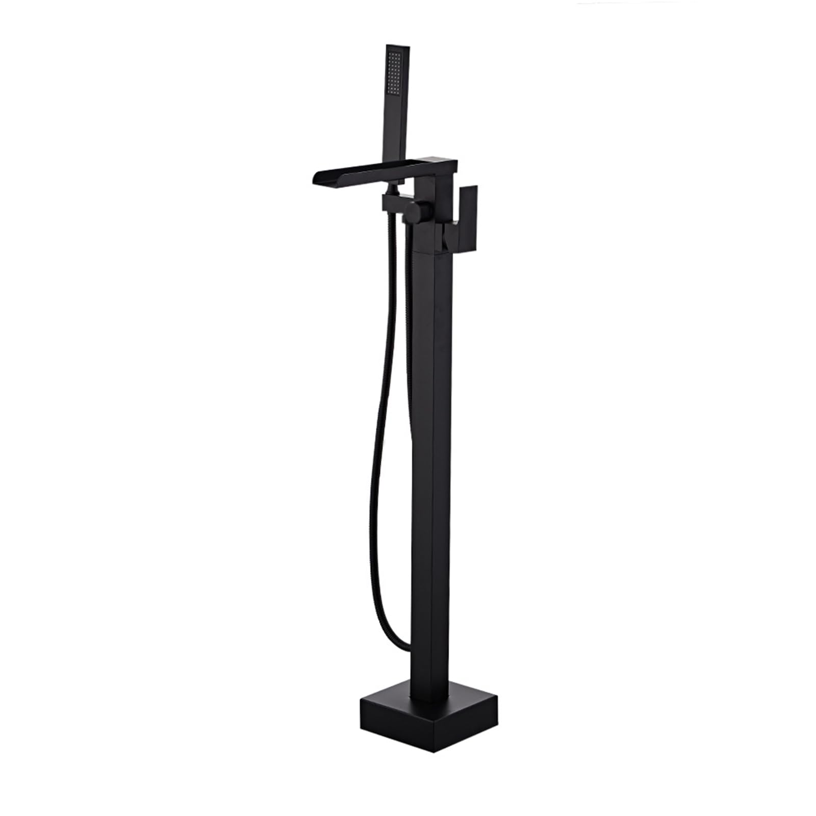 Robinet de baignoire sur pied en laiton massif au design avant-gardiste chic