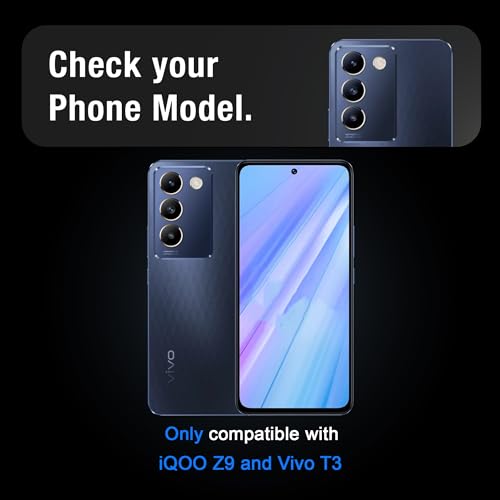 Image of Supershieldz NeoGuard HD+ Tempered Glass Screen Protector Guard For iQOO Z9 and Vivo T3 (6.67 Inch), 9H Hardness, Anti-Static, Case-Friendly, Easy Installation Kit - 1 Pack