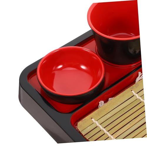 Plato estilo japonés para sushi y fideos fríos miniatura 3