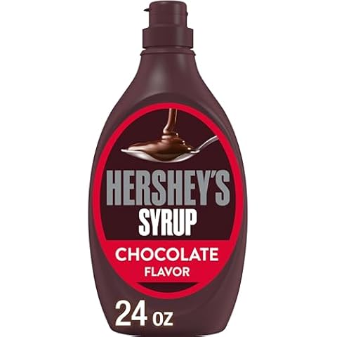 HERSHEY'S Chocolate Syrup Bottle, 24 oz Cover