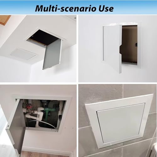 Panneau d'accès pour cloison sèche, systèmes d'arrosage CVC amovibles, porte d'accès en métal, 45,7 x 50,8 cm pour loft, trappe, goulotte à linge, durable, installation facile
