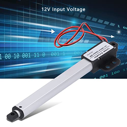 100mm Hub max Linearantrieb, DC 12V-Motor Lineartechnik-Aktuatoren für elektronische, Medizinische, Elektrische Türöffner und Automatisier ungsanwendungen (15mm/s 50N)