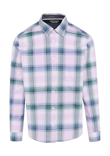 s.Oliver Regular Fit: Kariertes Hemd aus Baumwollstretch mit Brusttasche