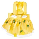 Anelekor Puppy Princess Dresses Girl Dog Clothes Doggy Summer Outfit Lovely Pineapple Sleeveless Lac